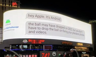 Google đặt biển quảng cáo ngoài trời để cà khịa Apple