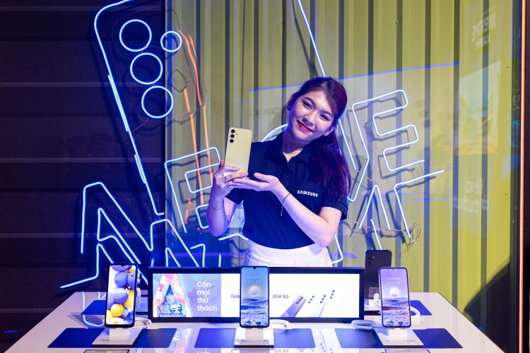 Samsung ra mắt thế hệ Galaxy A series chiến game tốt A54 5G, A34 5G và A14 LTE