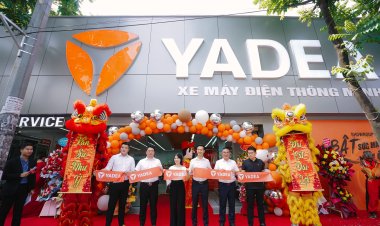 Yadea khai trương showroom đầu tiên theo tiêu chuẩn mới
