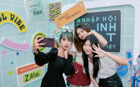 Di Động Việt tổ chức trải nghiệm smartphone gập Galaxy Z thế hệ 5