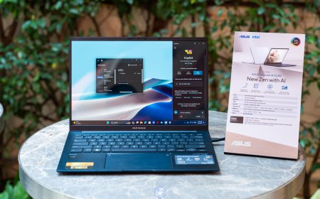 Thế hệ Zenbook 14 OLED hoàn toàn với nền tảng Intel Core Ultra tích hợp trí thông minh nhân tạo