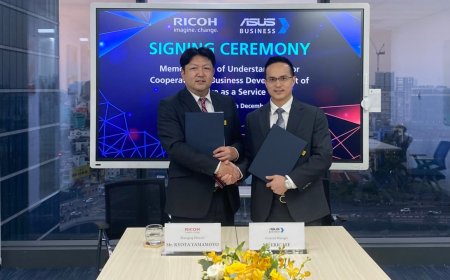 ASUS và RICOH hợp tác cung cấp dịch vụ thuê laptop doanh nghiệp ExpertBook tại Việt Nam