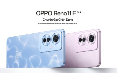 OPPO chính thức ra mắt Reno11 F 5G Tân binh Reno11 Series mới nhất dành cho thế hệ trẻ sáng tạo với hệ thống 3 camera siêu nét 64MP