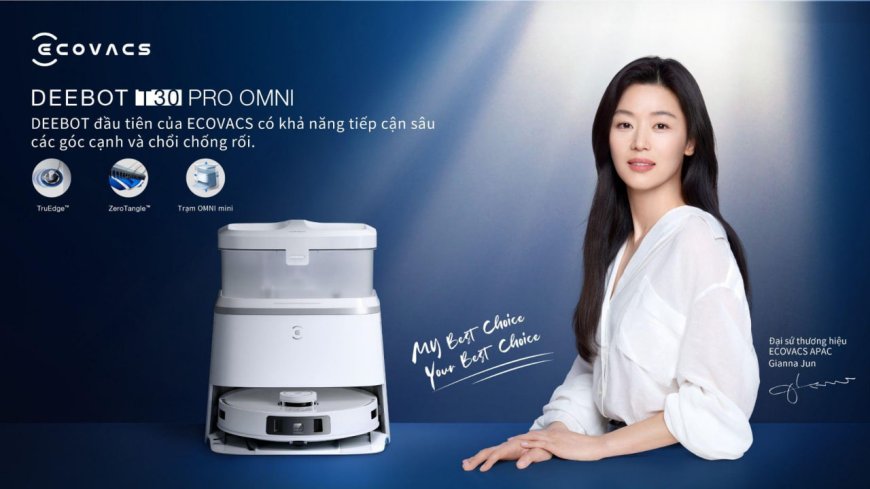 ECOVACS ROBOTICS hợp tác cùng đại sứ thương hiệu mới -      nữ diễn viên, siêu sao Hàn Quốc Jun Ji-hyun, hướng đến một chương mới đầy sôi động.