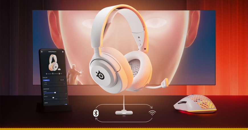 STEELSERIES RA MẮT TAI NGHE  ARCTIS NOVA 5 PHIÊN BẢN MÀU TRẮNG