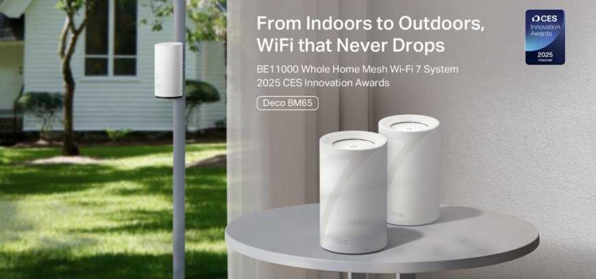 Hệ thống Wi-Fi Mesh 7 ba băng tần Deco BM65 đạt giải Sản phẩm Đổi mới Innovation Awards tại CES 2025