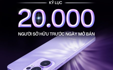 “Chuyên Gia AI” - OPPO Reno13 Series thu hút hơn 20.000 người sở hữu trước ngày mở bán chính thức