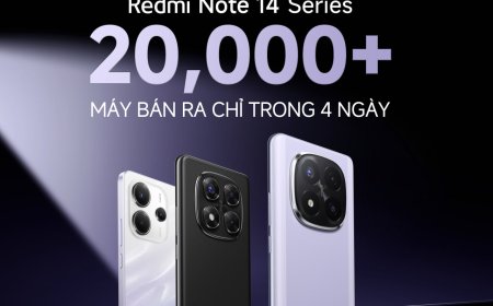 Đạt hơn 20.000 đơn hàng chỉ sau 4 ngày mở bán, Redmi Note 14 Series thiết lập kỷ lục mới, khẳng định vị thế dẫn đầu phân khúc tầm trung
