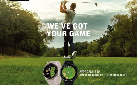 Garmin chính thức ra mắt Approach S50 - Đồng hồ thông minh GPS tiên tiến giúp golfer thăng hạng, giá chỉ 10,990,000 đồng