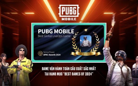 PUBG MOBILE CHIẾN THẮNG GIẢI THƯỞNG QUỐC TẾ SENSOR TOWER APAC AWARDS