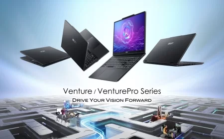 Dòng laptop MSI Venture và VenturePro chính thức ra mắt với hiệu năng và tính cơ động ấn tượng