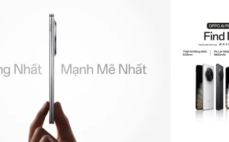 OPPO Find N5 sẽ ra mắt thị trường Việt Nam vào ngày 4/4,  mở đặt trước từ ngày 24/3 với gói đặc quyền toàn diện