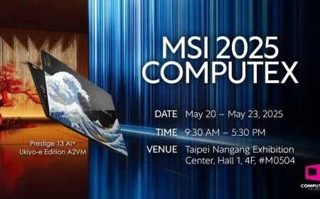 MSI khuấy động bầu không khí tại Computex 2025: trải nghiệm công nghệ đột phá và các sản phẩm hợp tác ấn tượng
