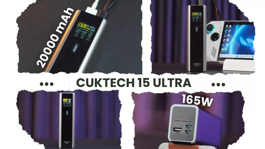 Đánh giá CUKTECH 15 Ultra: "Quái vật" 20000mAh 165W - Sạc siêu nhanh, màn hình xịn sò!