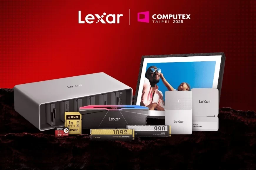 Thiết bị lưu trữ đáp ứng AI tại COMPUTEX 2025: Lexar giới thiệu hàng loạt các dòng sản phẩm mới