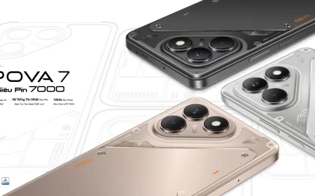 TECNO POVA 7: Siêu Pin 7000mAh, tản nhiệt cực lớn, kháng nước IP64, AI tối ưu hiệu suất dùng ngoài trời