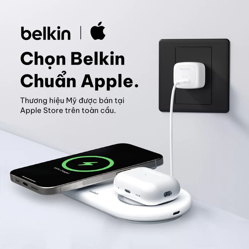 BELKIN ĐẠT CHỨNG NHẬN CCC CHO HẦU HẾT CÁC DÒNG SẠC DỰ PHÒNG – CHUẨN APPLE, AN TOÀN QUỐC TẾ