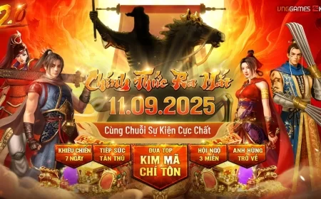 Võ Lâm Truyền Kỳ 2.0 PC chính thức ra mắt ngày 11/09/2025: Giang hồ tái hội, ký ức huyền thoại sống dậy