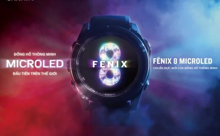 Garmin chính thức công bố fenix 8 MicroLED, đánh dấu chuẩn  mực hiển thị mới trên thị trường smartwatch