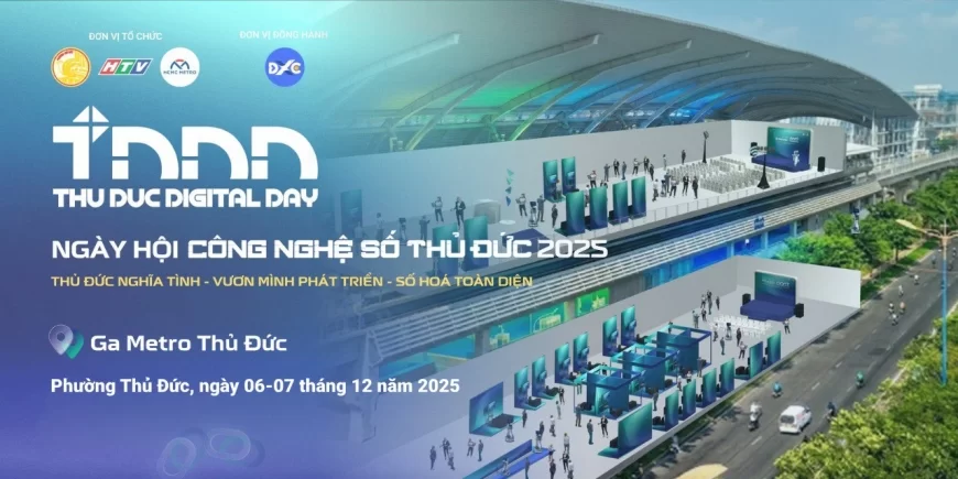 Phường Thủ Đức tổ chức Ngày hội Công nghệ số đầu tiên trên tuyến Metro số 1 - Thu Duc Digital Day 2025