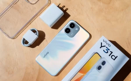 vivo Y31d chính thức ra mắt: Siêu pin BlueVolt 7.200mAh, độ bền vượt chuẩn và trải nghiệm ổn định dài hạn với OriginOS 6