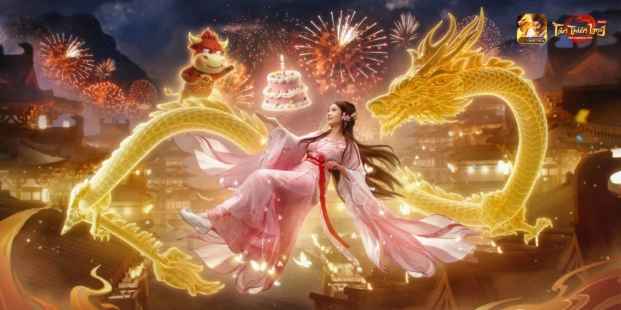 Nàng thơ Vương Ngữ Yên bước ra từ thế giới võ hiệp mừng sinh nhật 7 tuổi Tân Thiên Long Mobile