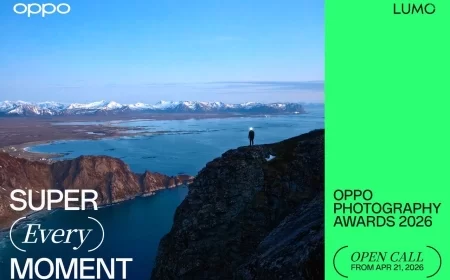 Khởi động Giải thưởng Nhiếp ảnh OPPO 2026: Ra mắt hạng mục "Super Video" và các dự án hỗ trợ tài năng trẻ.