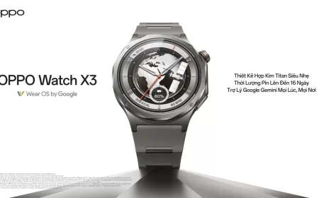 OPPO Chính Thức Ra Mắt Watch X3: Đẳng Cấp Thiết Kế Titanium Siêu Nhẹ Cùng Hiệu Suất Pin Bền Bỉ Lên Đến 16 Ngày
