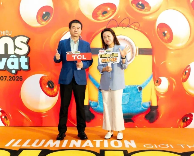 TCL CHÍNH THỨC TRỞ THÀNH ĐỐI TÁC CỦA BOM TẤN "MINIONS & QUÁI VẬT"