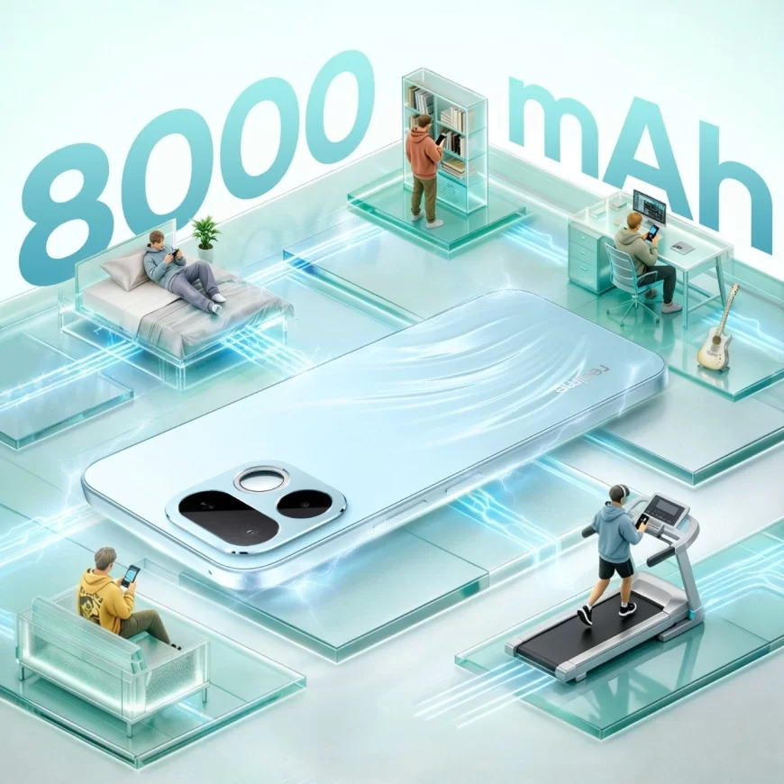 realme 16T 5G chính thức ra mắt: “Pin Siêu Sao” 8000mAh bứt phá giới hạn thời lượng pin cho thế hệ đam mê sáng tạo nội dung