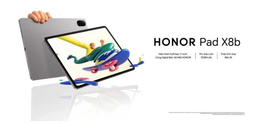GIỚI THIỆU HONOR Pad X8b MỚI: THIẾT KẾ THANH LỊCH,