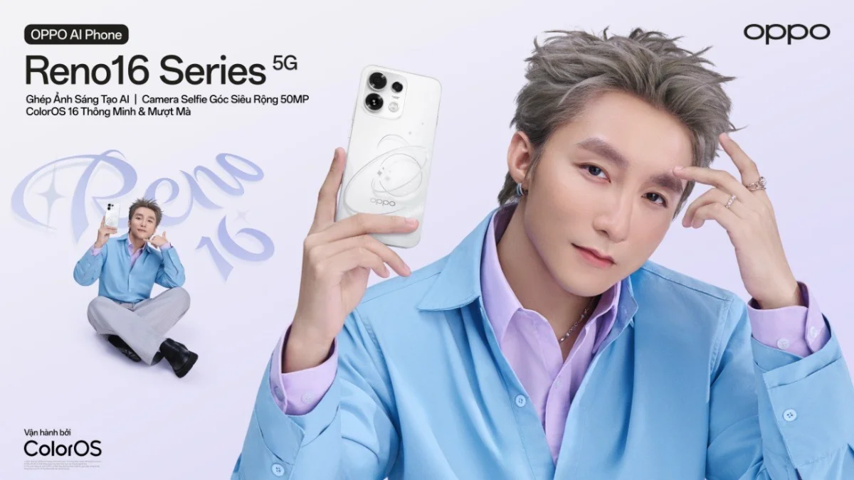 OPPO Reno16 Series 5G chính thức ra mắt tại Việt Nam: Bật chất riêng cùng Thiết kế Hành Tinh 3D, tự tin sáng tạo với “Chuyên Gia Săn Ảnh Thời Thượng”