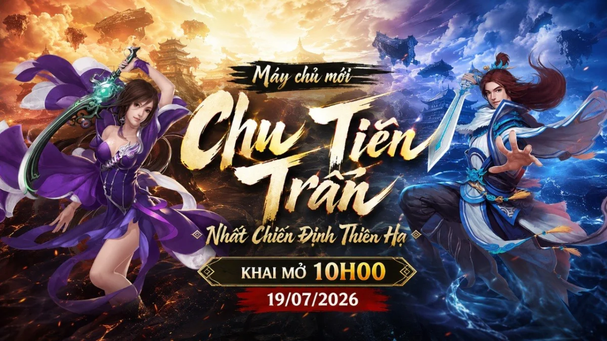 Võ Lâm Miễn Phí: Máy chủ Chu Tiên Trấn khai mở, đua top bang hội nhận thưởng lên đến 120 triệu đồng