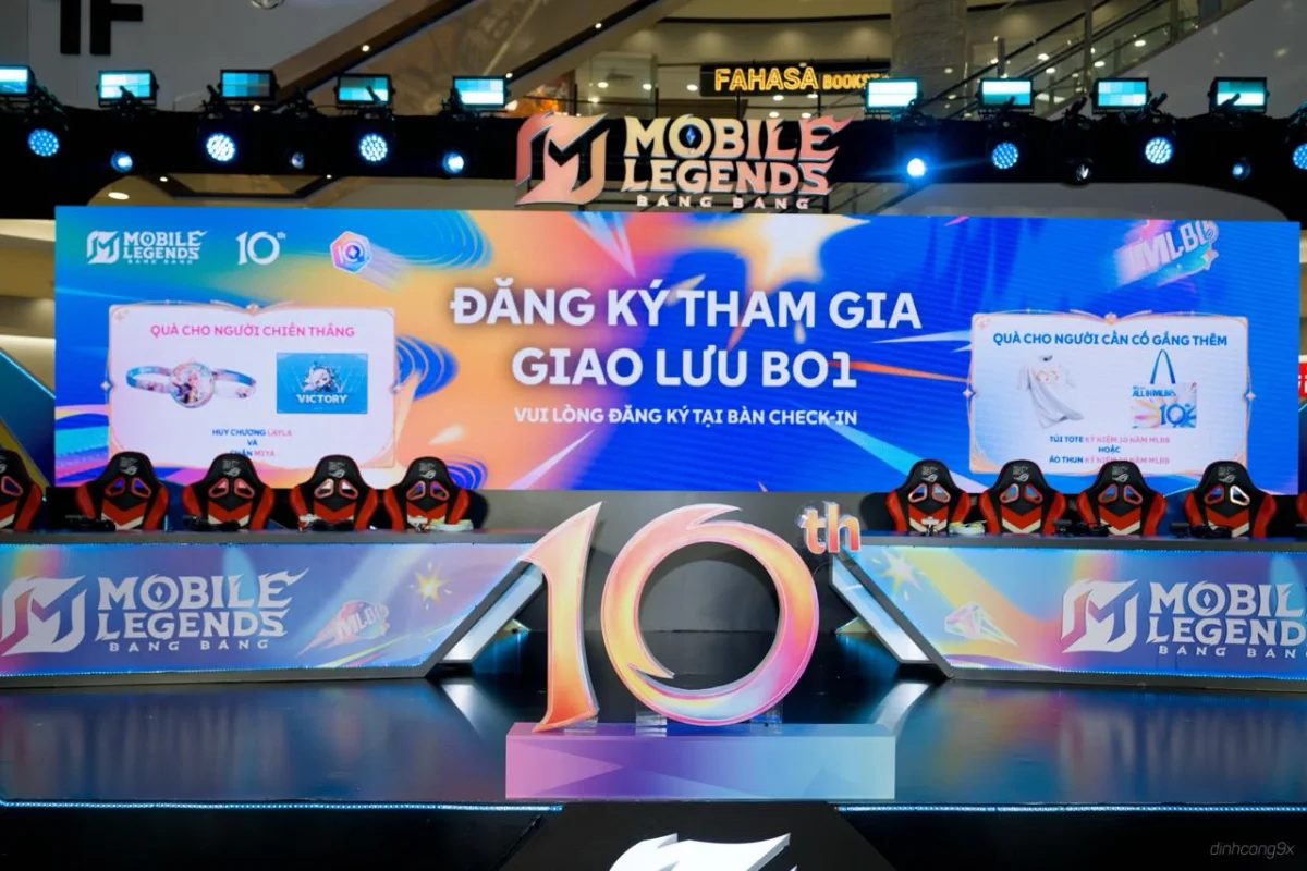 KỶ NIỆM 10 NĂM MOBILE LEGENDS: BANG BANG - SHOWMATCH ALL-STAR BÙNG NỔ TẠI AEON MALL TÂN PHÚ