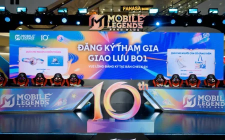 KỶ NIỆM 10 NĂM MOBILE LEGENDS: BANG BANG - SHOWMATCH ALL-STAR BÙNG NỔ TẠI AEON MALL TÂN PHÚ