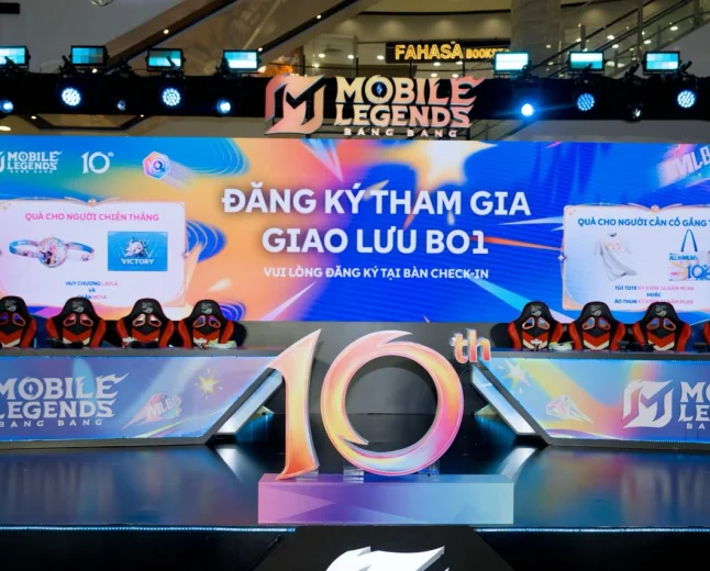 KỶ NIỆM 10 NĂM MOBILE LEGENDS: BANG BANG - SHOWMATCH ALL-STAR BÙNG NỔ TẠI AEON MALL TÂN PHÚ